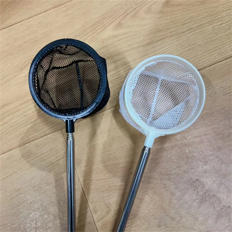 شبكة صيد السمك من الفولاذ المقاوم للصدأ قابلة للسحب، شبكات صيد الروبيان الصغيرة، ملحقات الأسماك لأداة تنظيف خزان الأسماك #2