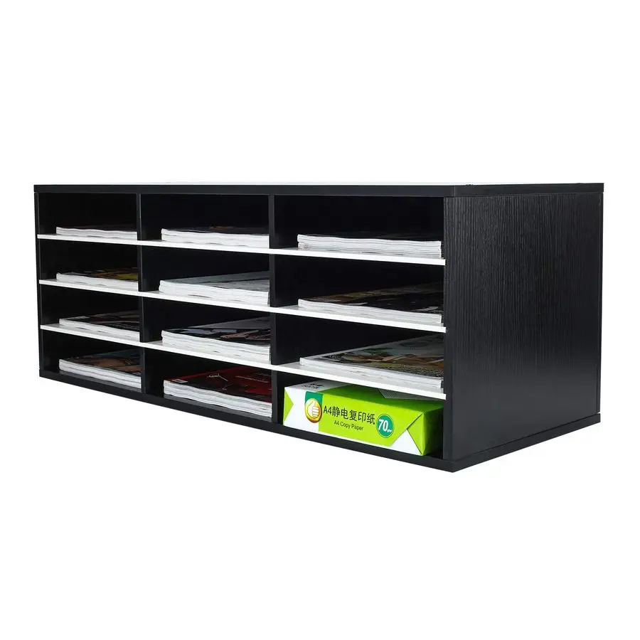 

Wooden Student Mailbox Classroom Mail Sorter Countertop Literature Organizer Desktop Office Paper Storage