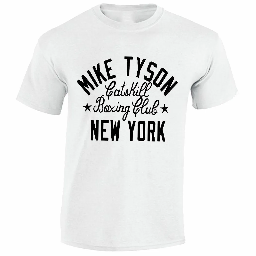 Vintage Mike Tyson Boxing Club Gym Boxing Training T-Shirt 100% Cotton O-Neck Summer Short Sleeve Casual Mens T-shirt Size S-3XL