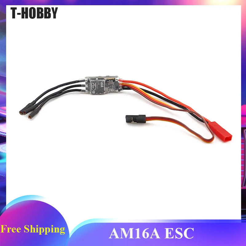 T-HOBBY/T-Motor F3P BPP-4D 2-4S AM16A 16A ESC Electronic Speed Controlr For RC FPV Drone F3P 3D 4D Indoor Flight Fixed Wing