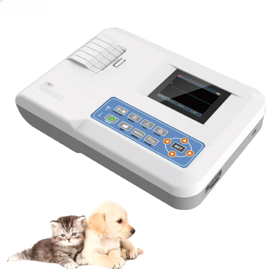 

Full Digital Portable Veterinary Handheld Electrocardiography Machine for Animals