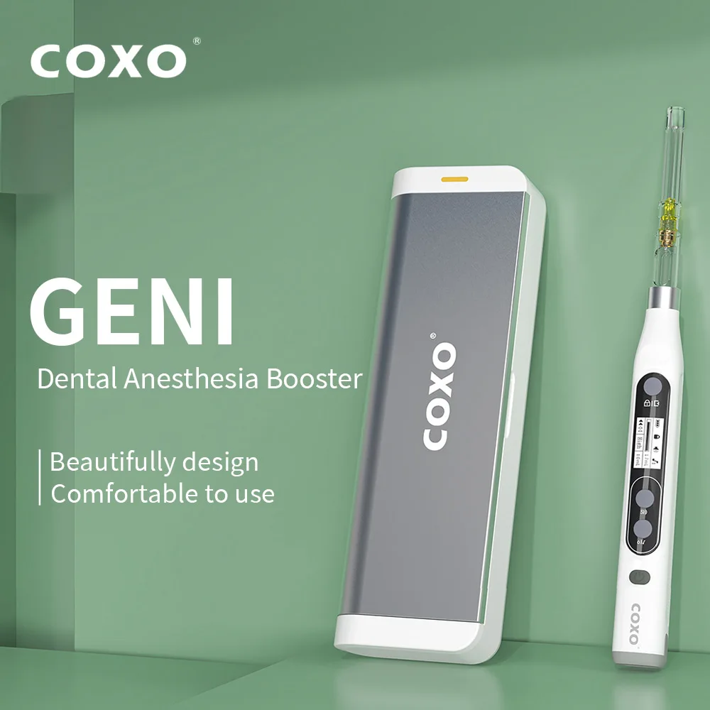 COXO GENI Dental Anestheisa Booster Injector Painless Local Oral Anesthesia Lcd Display Dentistry Equipment