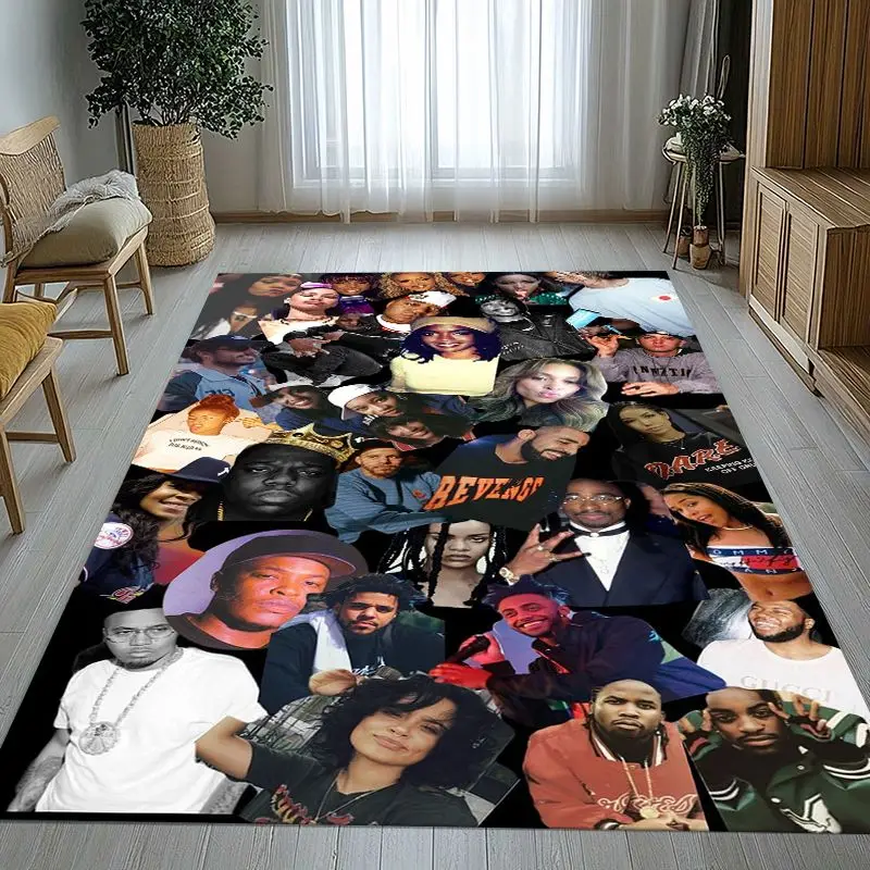 Rap God Slim Shady Eminem Hiphop Soft Non-Slip Large Area Rug for Living Room,Bedroom Playroom Carpet Mat for Sofa,Home Decor