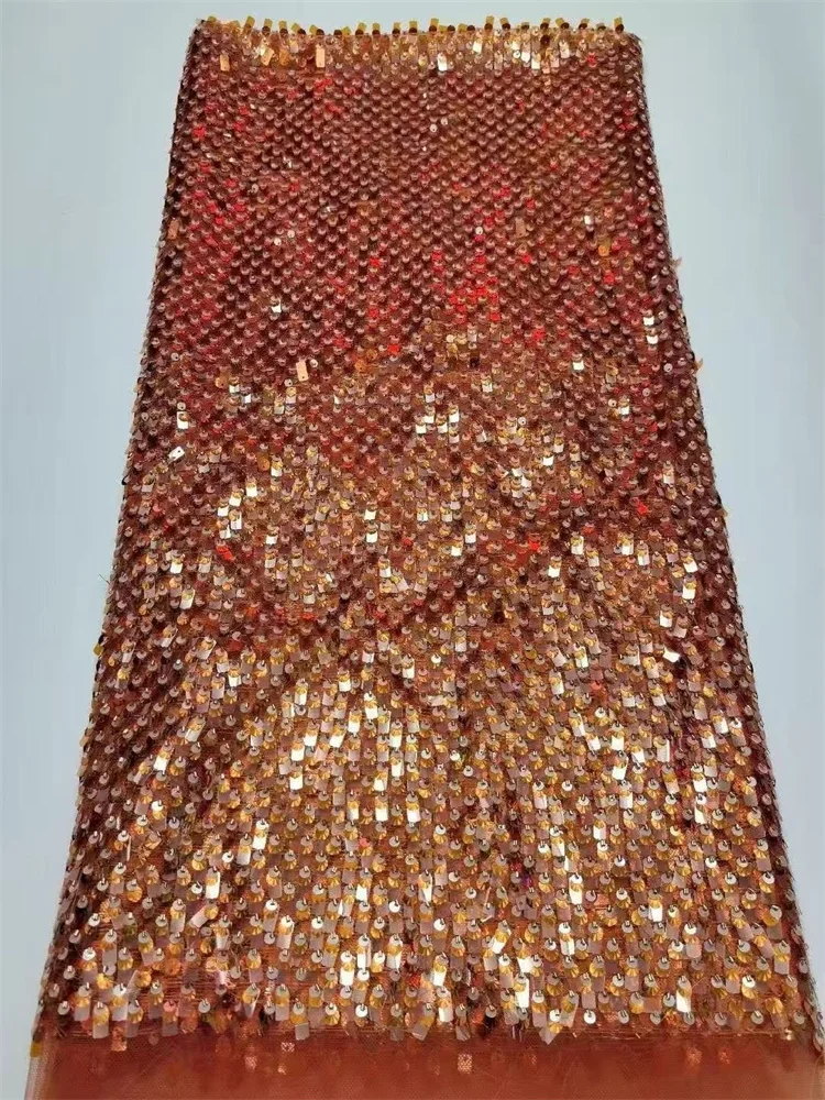 ที่ละเอียดอ่อนโหมดล่าสุด ln 2025 ลูกไม้ผ้าไนจีเรียคุณภาพสูงSequinsลูกไม้Tulleผ้าสําหรับผู้หญิงPartyผ้าโดยYard