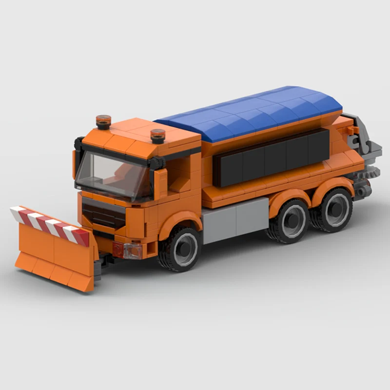 シティカーモデル-moc-ビルディングブリック-tgx-ロードサービストラック-モジュラーテクノロジー-子供用ホリデーギフト-組み立ておもちゃセット