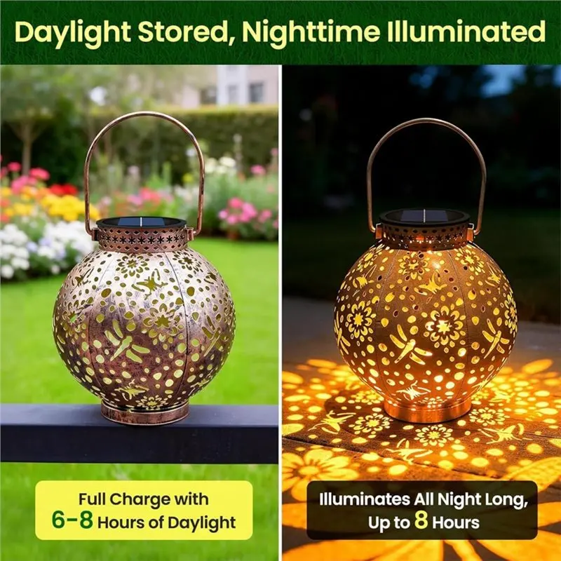 AC23-Waterproof Solar Light Top Replacement 4-Pack(Top Size 3.23 Inch, Bottom Size 2.83 Inch) For Outdoor