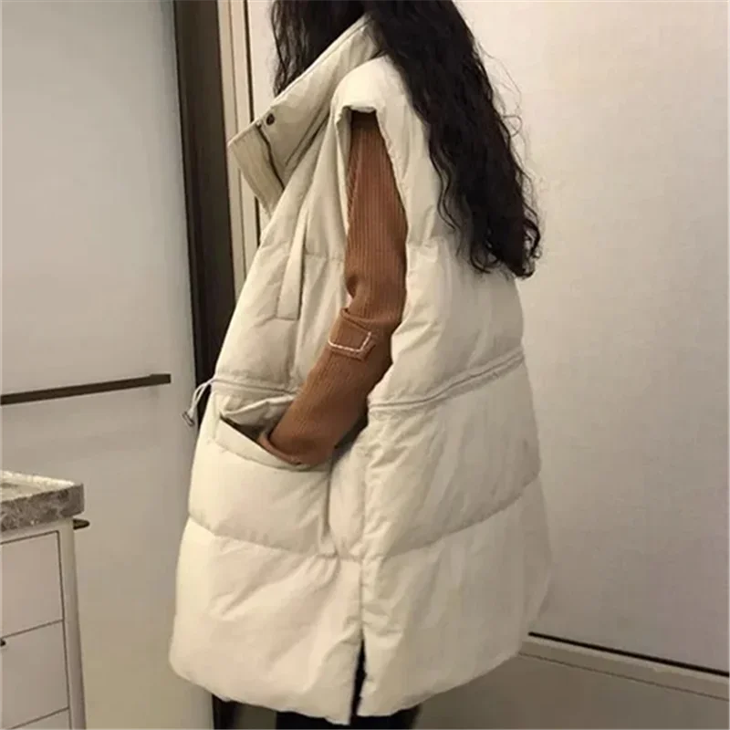 Winter Sleeveless Jacket Female Down Vest 2024 New Duck Down Puffer Waistcoat Ultra Light Winderproof Outwear Women Gilet