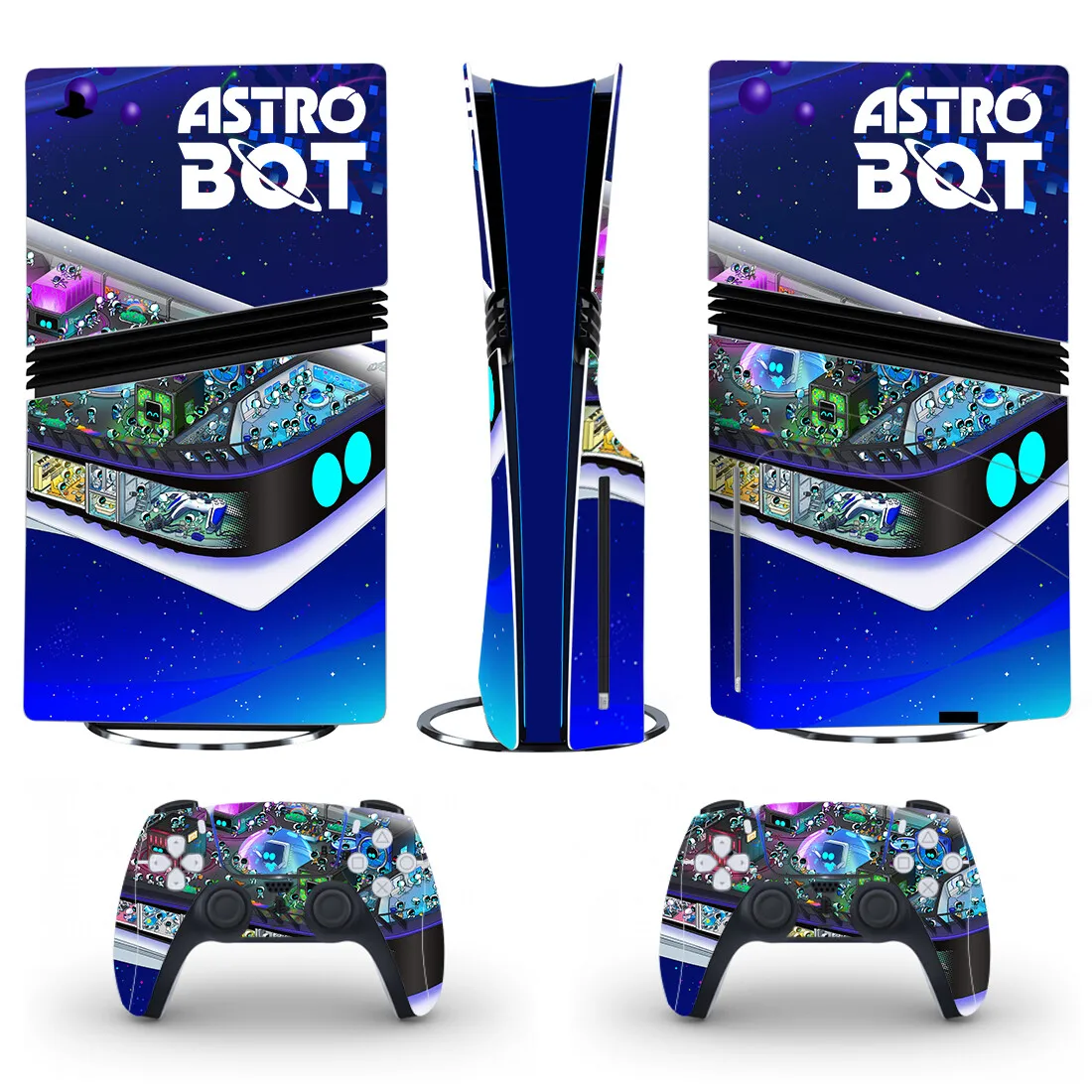 Astro Bot PS5 Pro Disc Skin Sticker Protector Decal Cover for Console Controller PS5 Pro Disk Sticker Vinyl
