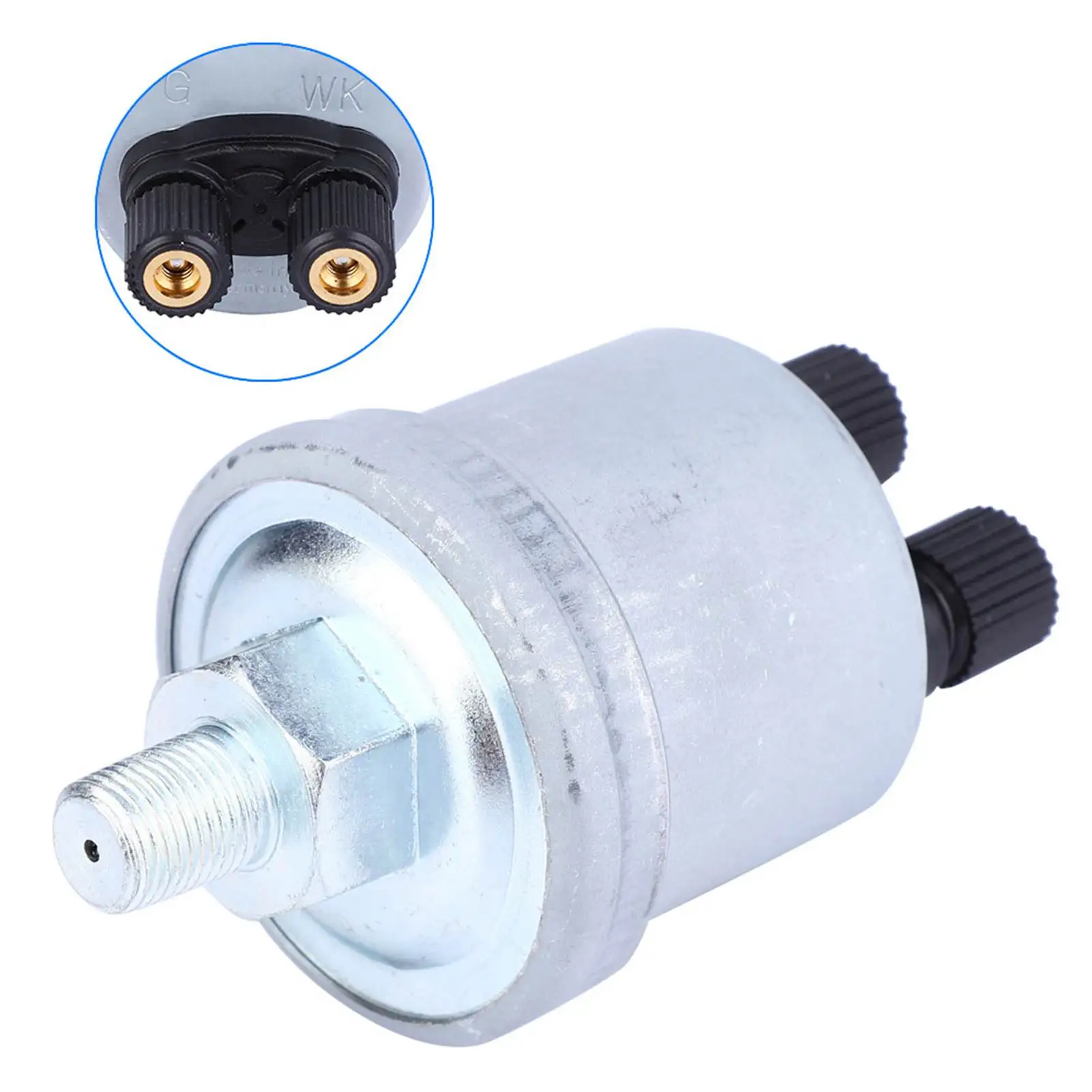 

1/8" NPT Oil Pressure Sensor Oil Pressure Sending Unit 1/8-27 NPTF Thread Oil Pressure Sensor Sender Unit 0-10 For VDO