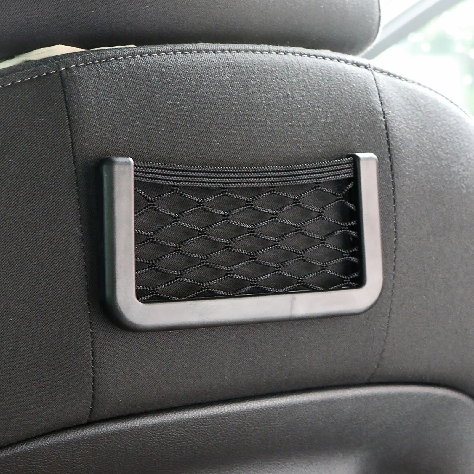 

Elastic String Net Car Back Rear Trunk Storage Nets Seat Universal Mesh Storage Bag Pocket Cage For Tissue Phone Auto Organizer