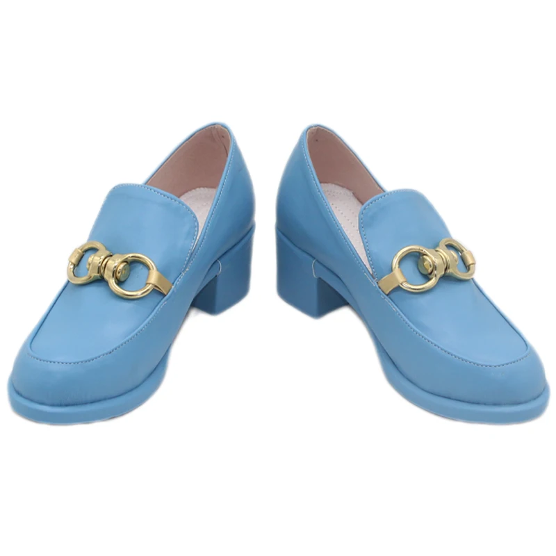 애니메이션 JOJO 야마기시 유키코 코스프레 신발 할로윈 파티를위한 유키코 신발 성인 여성 남성 역할 놀이 맞춤 제작