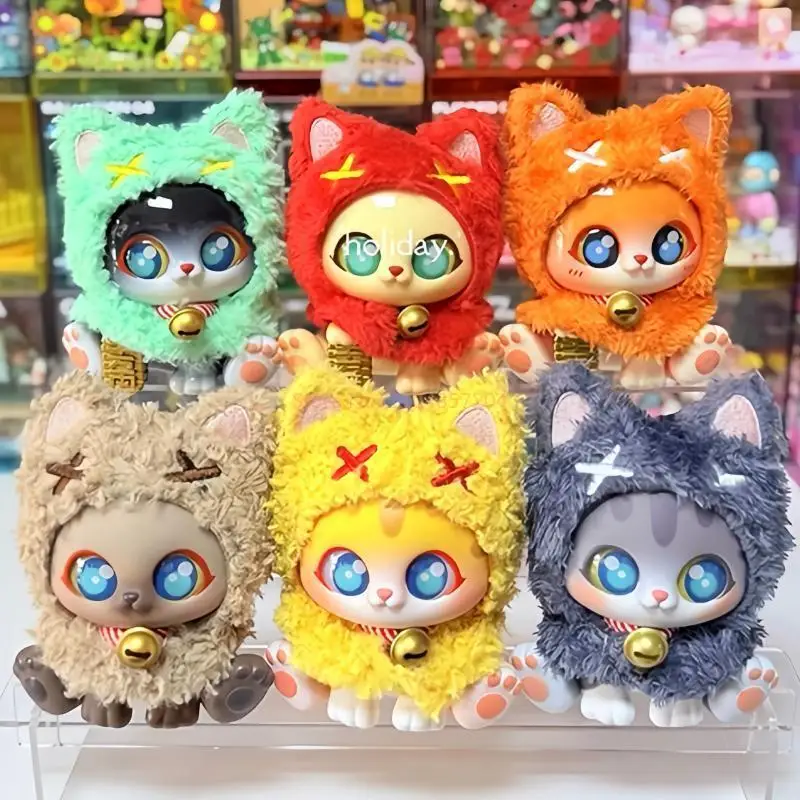 

Оригинальная серия Picoco Lucky Cape Cat, слепая коробка, милые фигурки Maneki Neko, украшения, игрушки, загадочная коробка, кулон, кукла-сюрприз, подарки