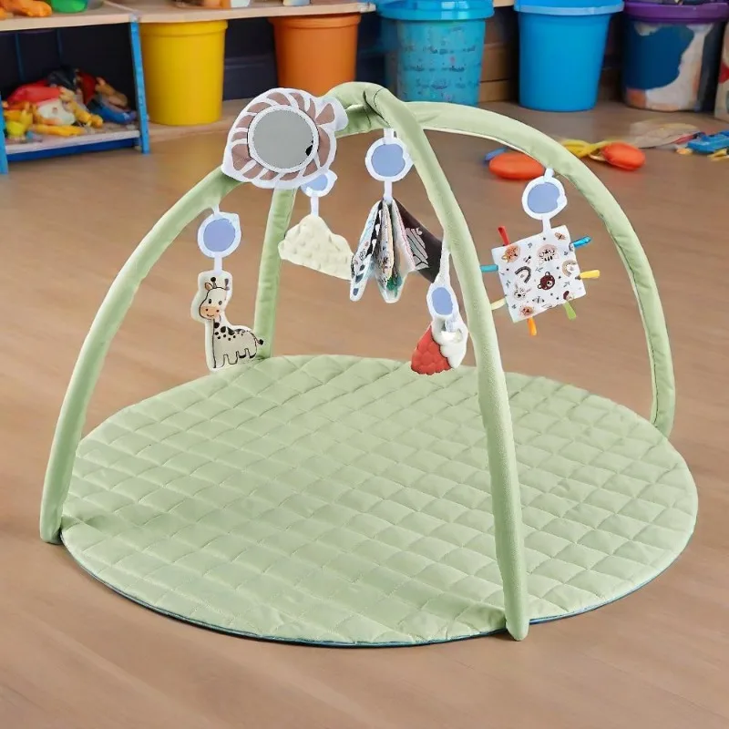 Babyspeelgoed Kruipende speelkleed met cartoon afneembare hangers Zachte verdikte vloerspellen Pad Baby Klimtraining Speelgoed Rekwisieten