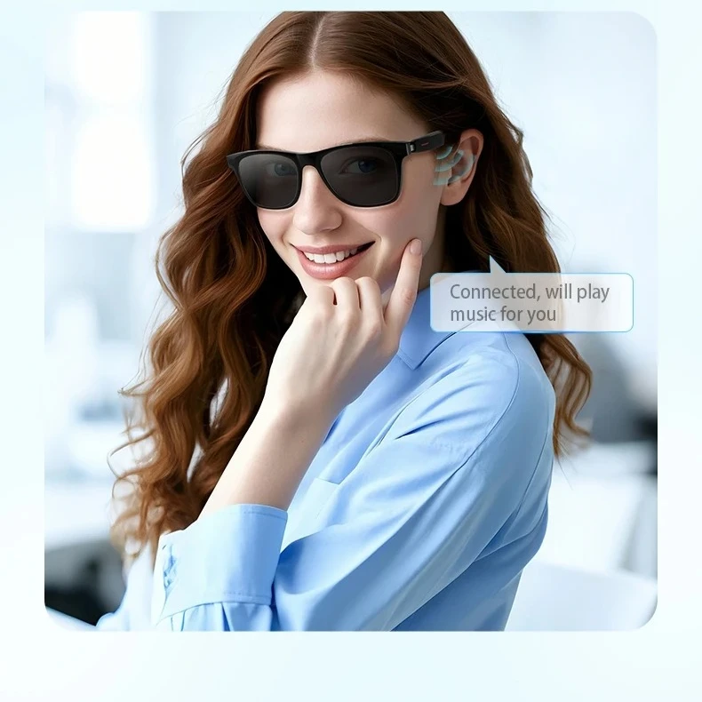 Smart Glasses, Bluetooth for Men Women Wireless Glasses with Speakers, Built-in Mic, Clear Phone Calls Game Music Audio for And