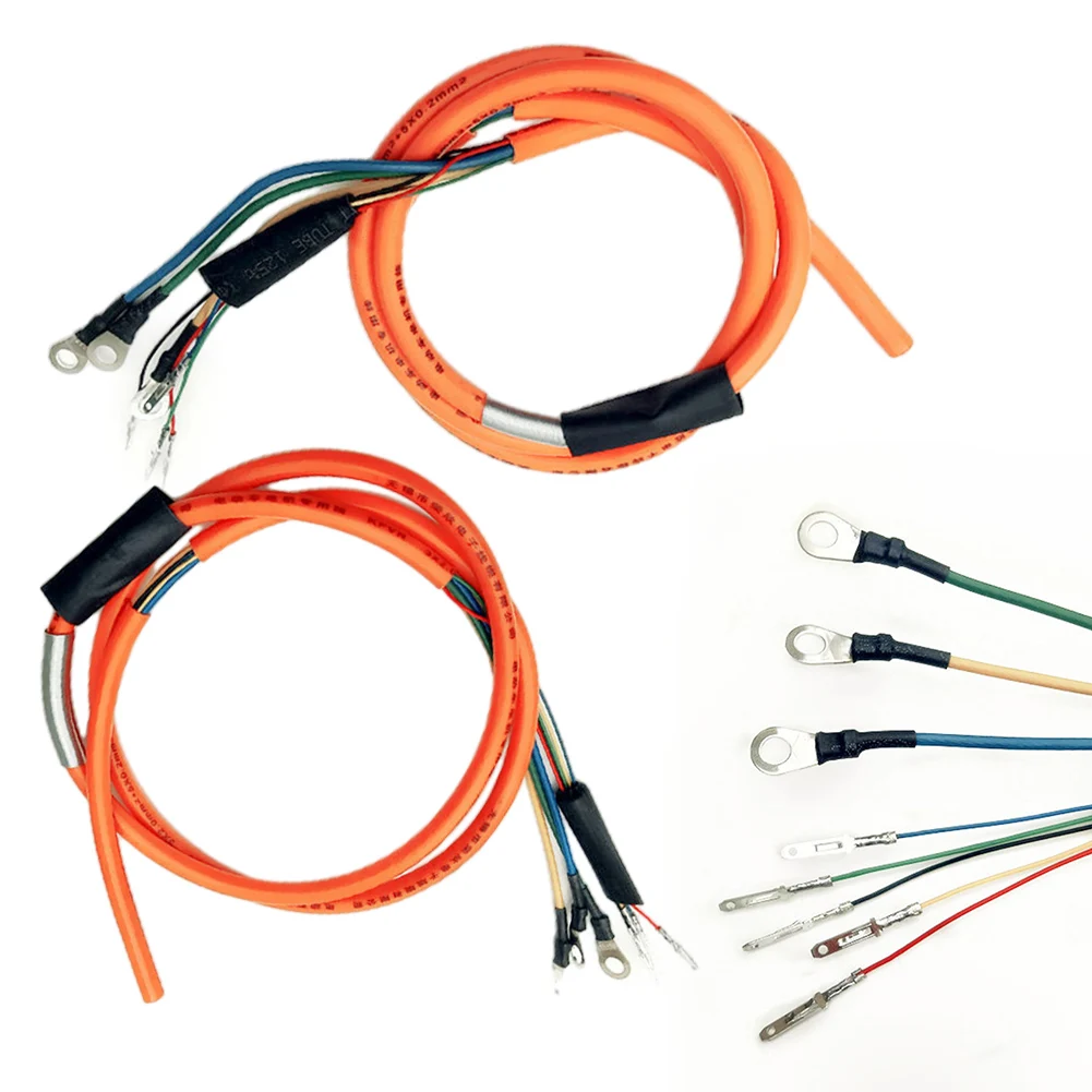 

Electric Bike Motor Cable Brushless DC Motor Hall+Phase Wire Pure Copper Hall Sensor Wire Line Replacement Ebike Accessories