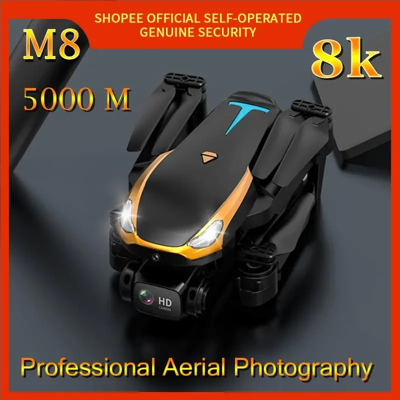 8K Drone M8 Aerial Photography Quadcopter Remote-controlled Helicopter Maintains Obstacle Avoidance Altitude Range of 5000M