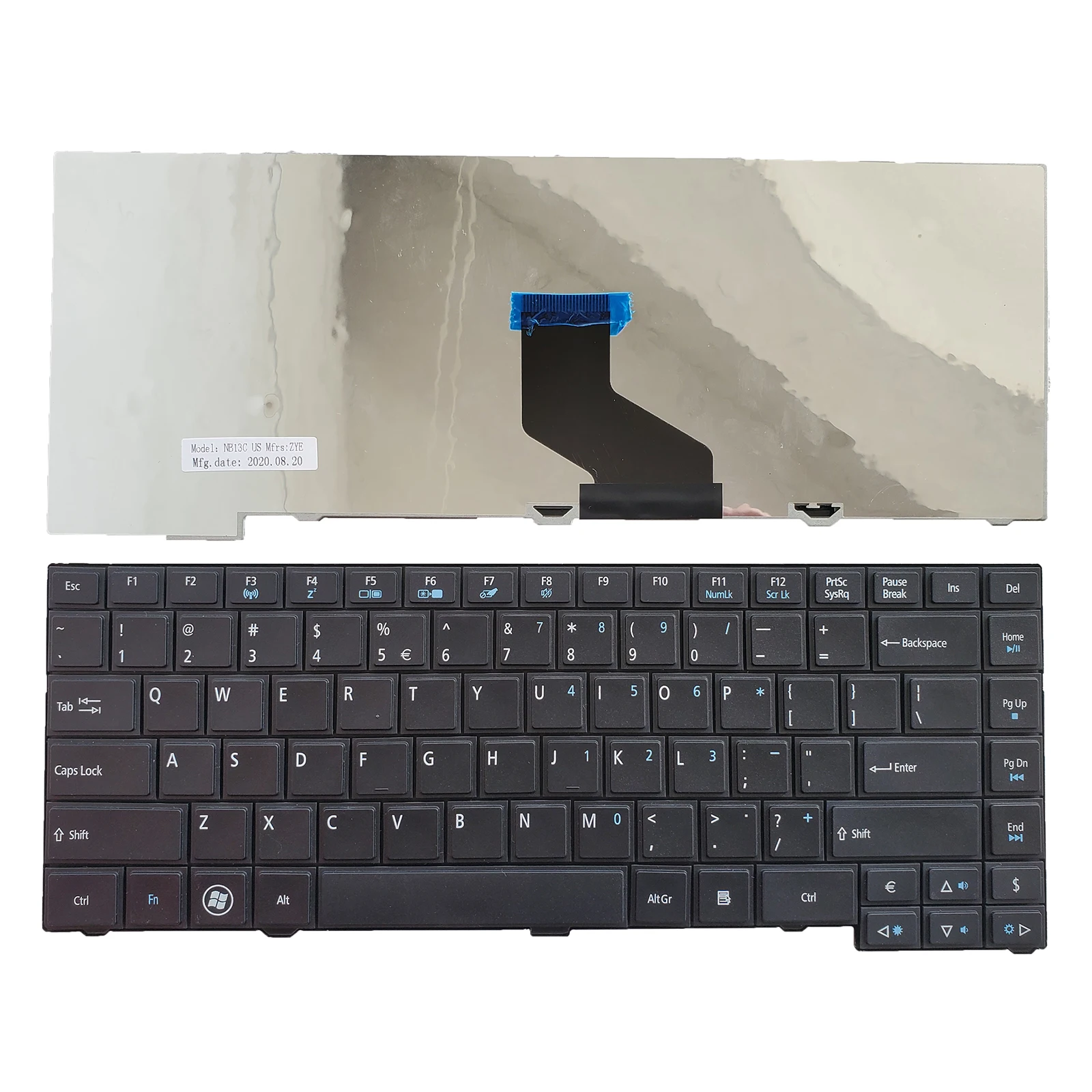 Klawiatura do laptopa Acer TM4750 TM4745 P243G TM8493 p643 P663 ZQW MS2335 układ