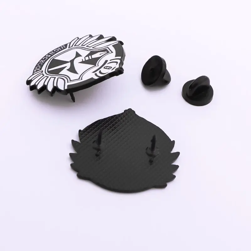 New Danganronpa Monokuma Metal Badge Creative Personality Clothes Brooch High Color Value All-match Decorative Backpack Medal view 5