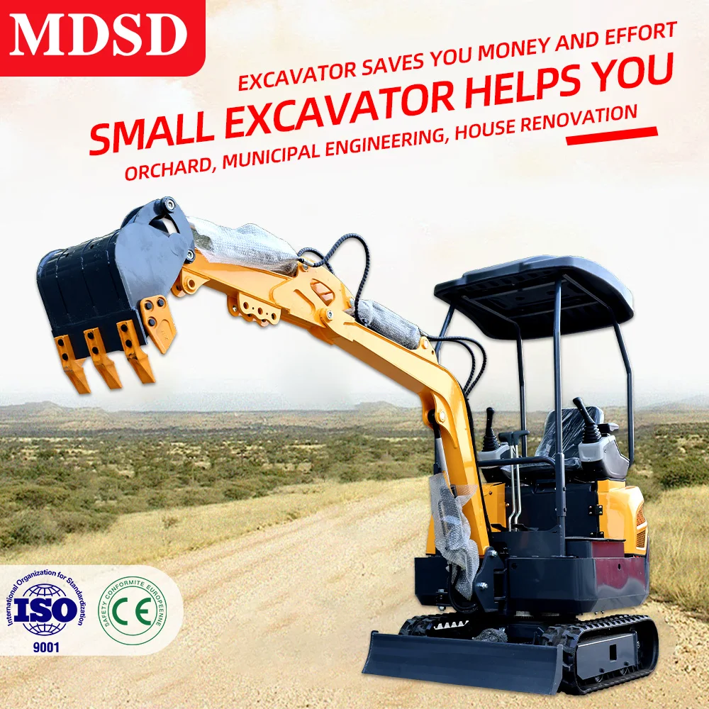 شحن سريع حفارة صغيرة مجنزرة مع محرك كوبوتا CE EPA Euro 5 حفارة متوافقة مع حفارة زراعية صغيرة مخصصة