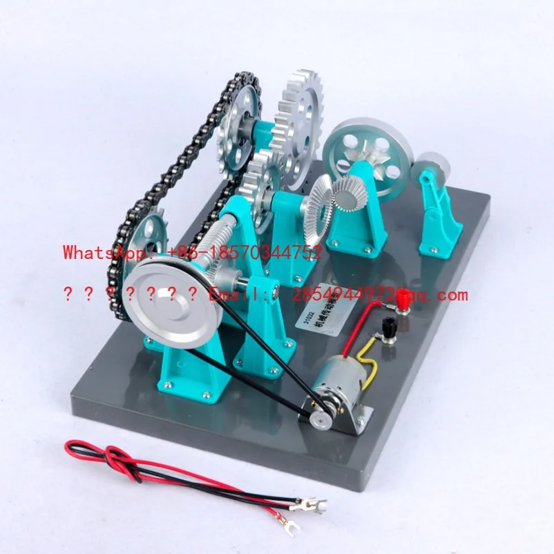 L     Mechanical Transmission Model Physics Electric Machinery Demonstration Equipment Gear Rotation Experimental Equipment