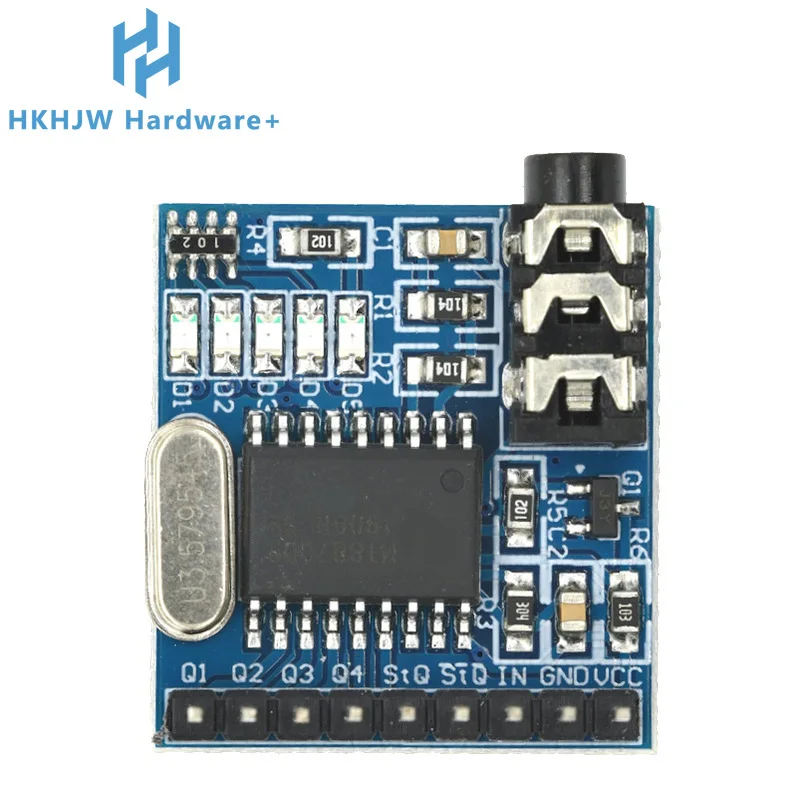 MT8870 DTMF Voice Decoding Module Phone Module Speech Decoding Voice Board Module LED Indicators With Pins