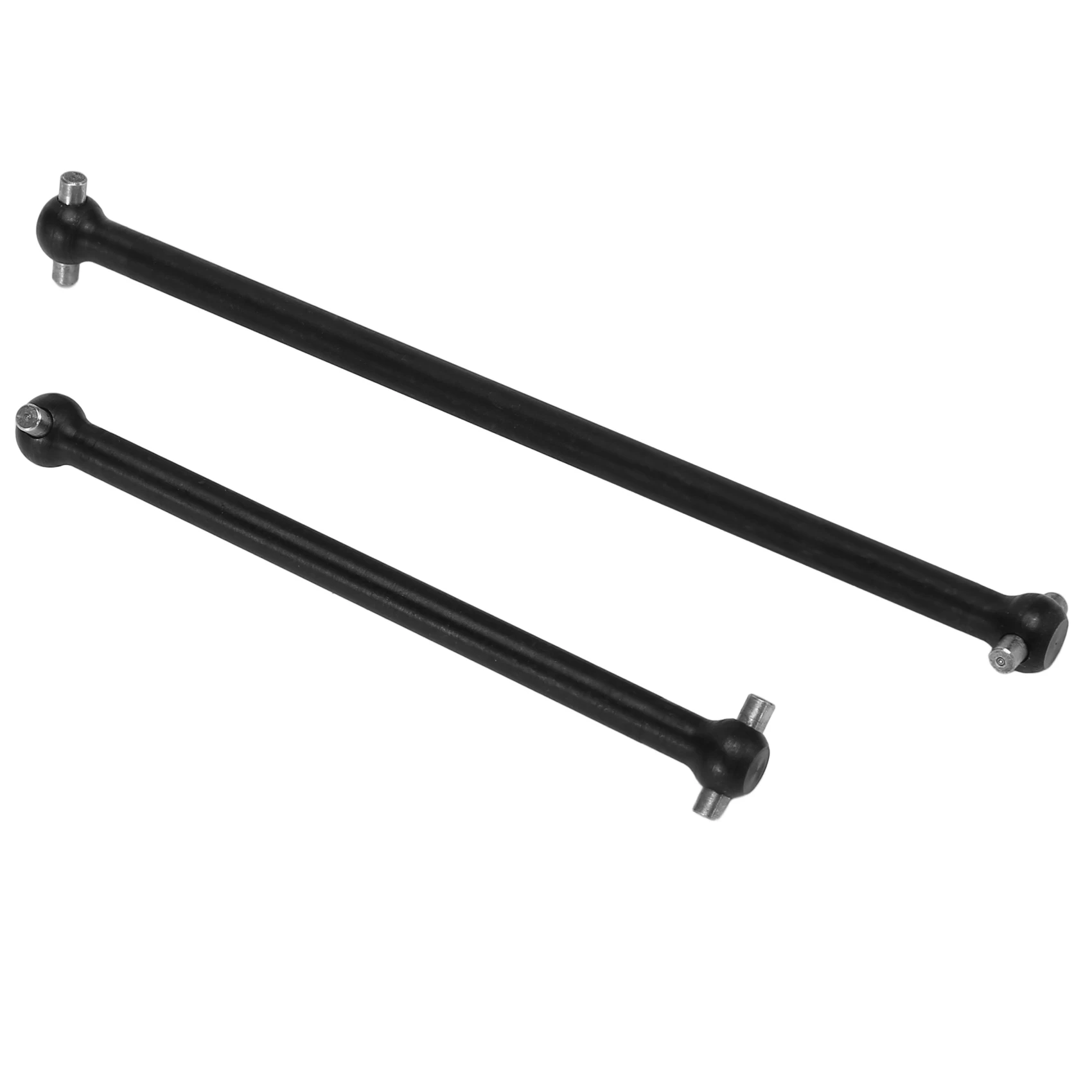 2Pcs Steel Central Drive Shaft for Arrma 1/8 6S Tuned RC Car Upgrades Parts Accessories,Black