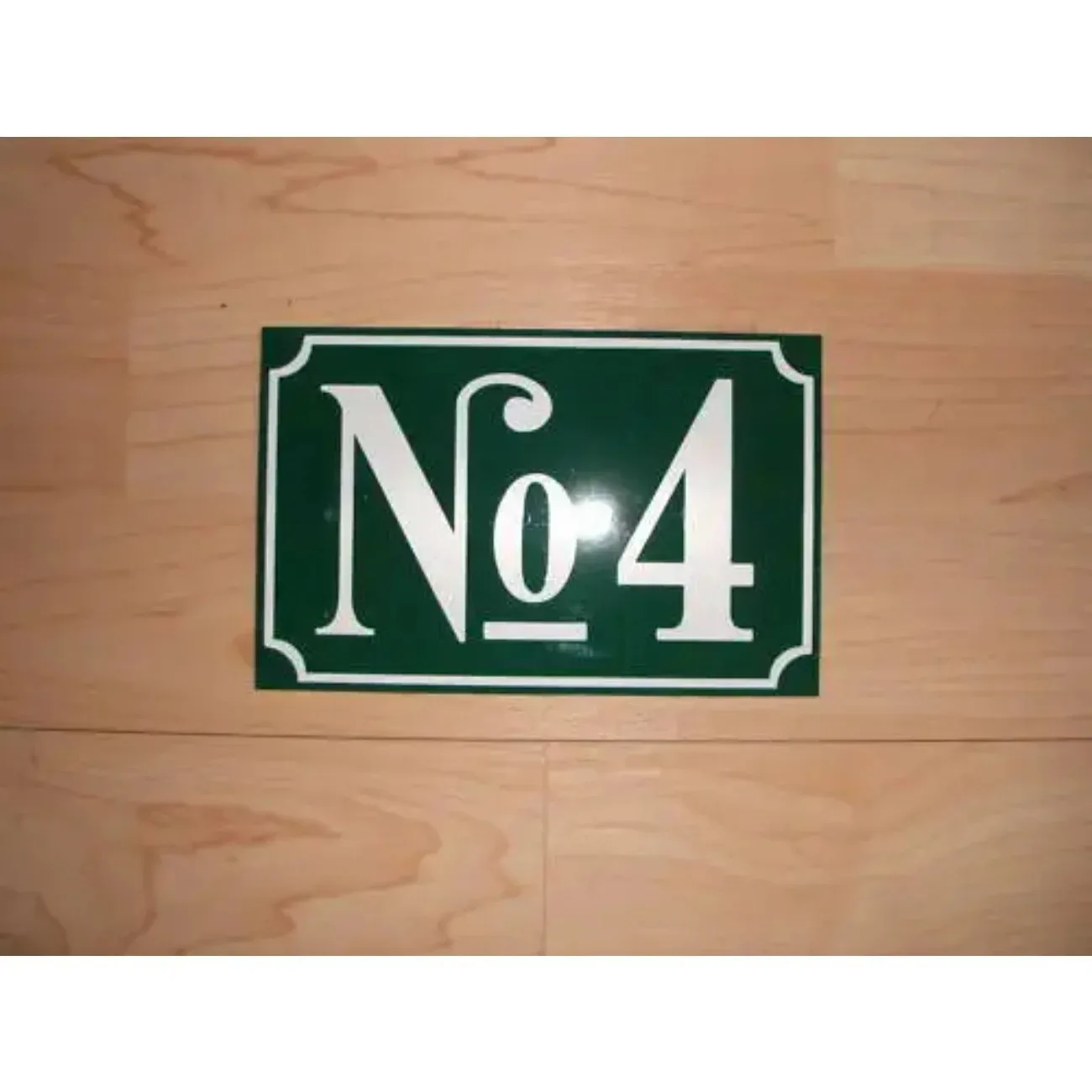 Personalisiertes Adressschild mit Hausnummer |   Aluminiumschild mit individuellem Text/Nummer |   Wetterfeste, moderne, rustikale Wohndekoration
