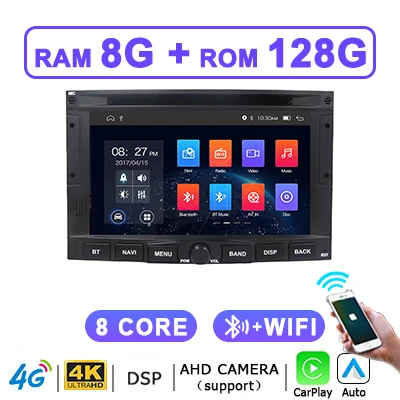 Draadloze Carplay Android 15 Auto 2DIN autoradio stereo voor Peugeot 3008 5008 2010-2016 Bluetooth 7" scherm multimediaspeler GPS