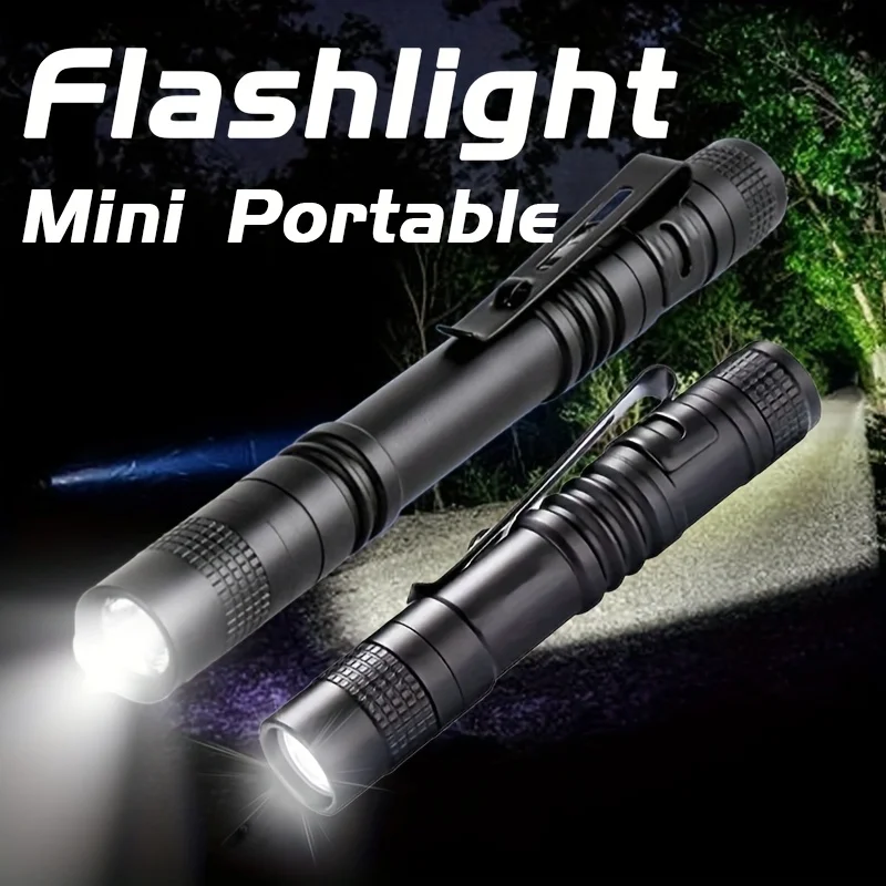 Mini Portable LED Flashlight Pocket Ultra Bright High Lumens Handheld Pen Light linterna led Torch for Camping Outdoor Emergency