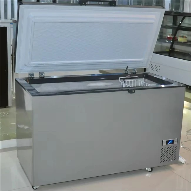 400L Wholesale Single Door Low Temperature Storage Chest Freezer
