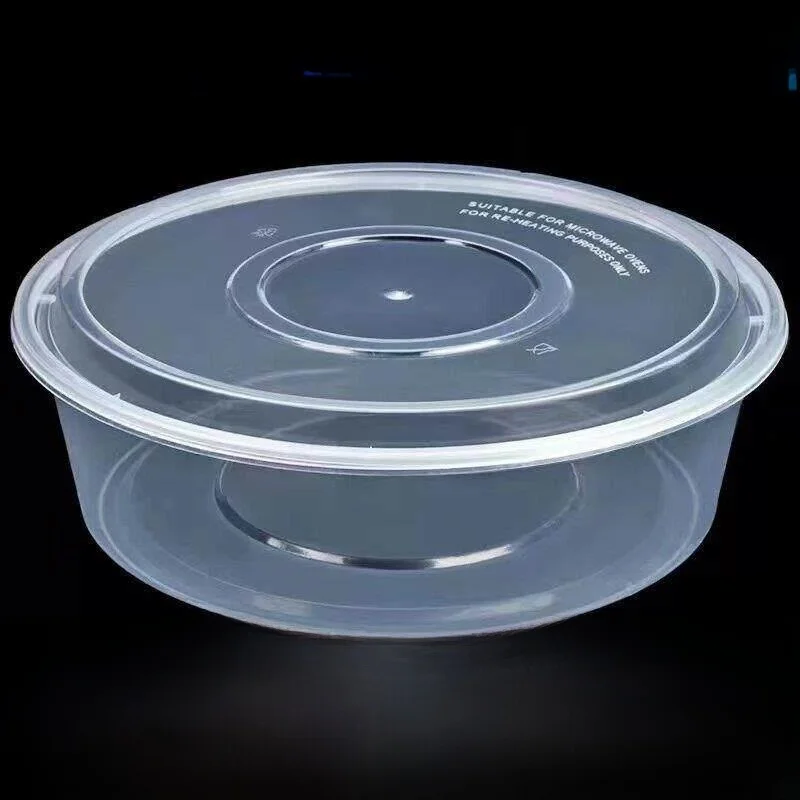 

Food Grade Disposable round Catering Dish Large Capacity Takeaway Bowl for Sour Cabbage Fish And Shrimp Packaging Box