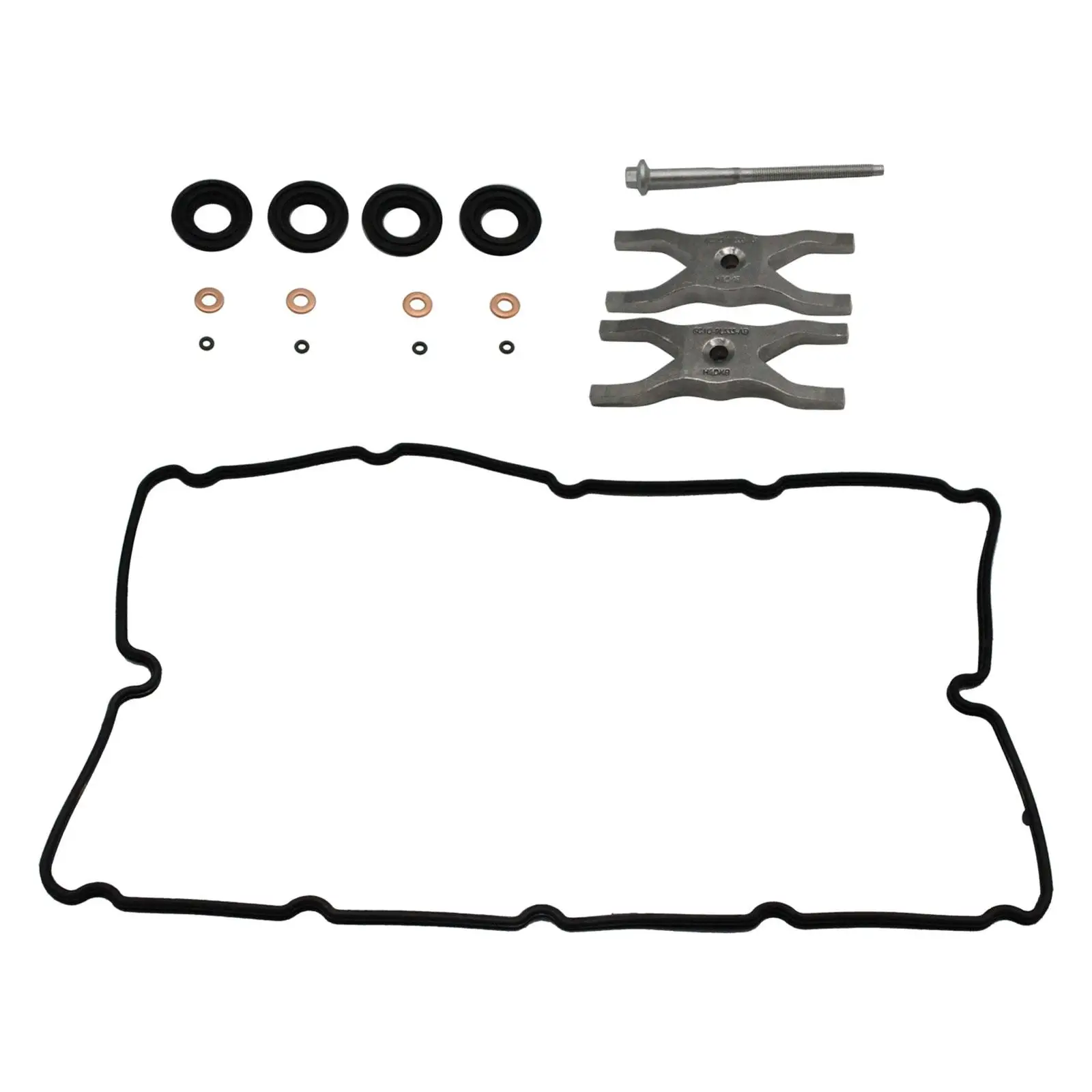 

Rocker Cover Gasket 6C1Q-9M577-ab Injector Seal Washer Oring Set 6C1Q-6K780-ab for Ford Transit MK7 2.2, 2.4, 3.2 Tdci