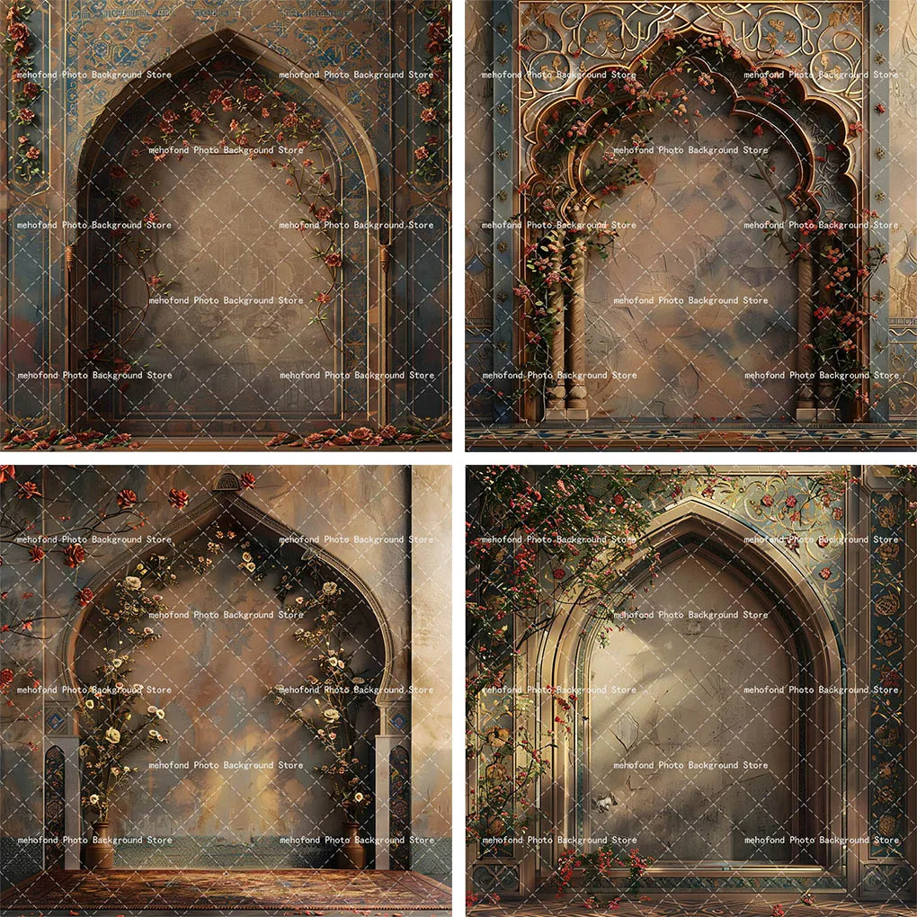 

Фон для фотосъемки Mehofond: Королевская цветочная арка, для беременных, свадеб, дней рождения взрослых, винтажный, элегантный, декор для стен