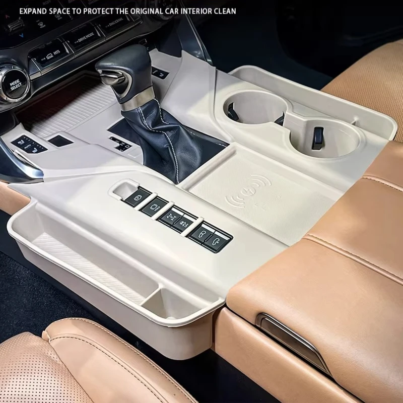 

For Lexus LX500d LX600 Central Control Panel Silicone Pad Gear Storage Box Modification Interior Accessories Cup Holder Mat