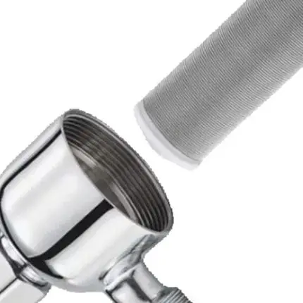 Alloy Stainless Steel 1/2Inch Shower Filter With Limescale Scale Inhibitor And Sediment Purifier For Bathroom Kitchen Laundry
