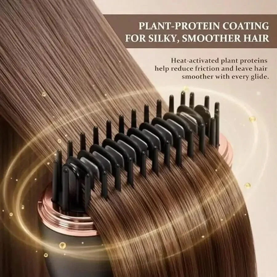 

Cordless 2-In-1 Hair Straightener And Curler With Plant Protein Coating