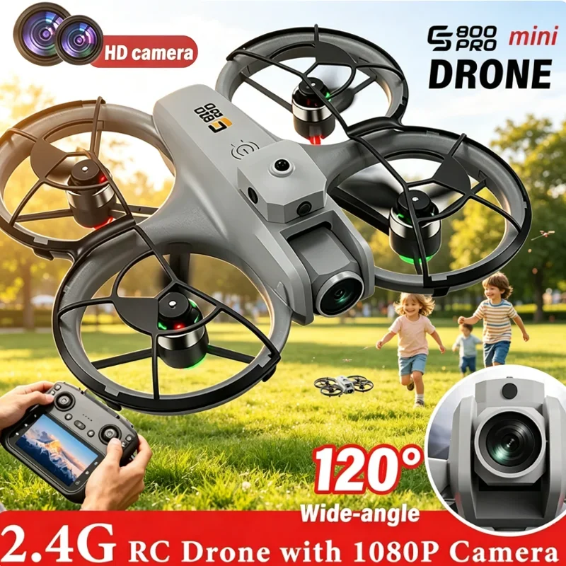 es800pro-ドローン-1-1スケール-空力設計-8k-1080p-hdカメラ-リモコン-ブラシレス-360-°-障害物回避機能付きフライングトイ（男の子向け）