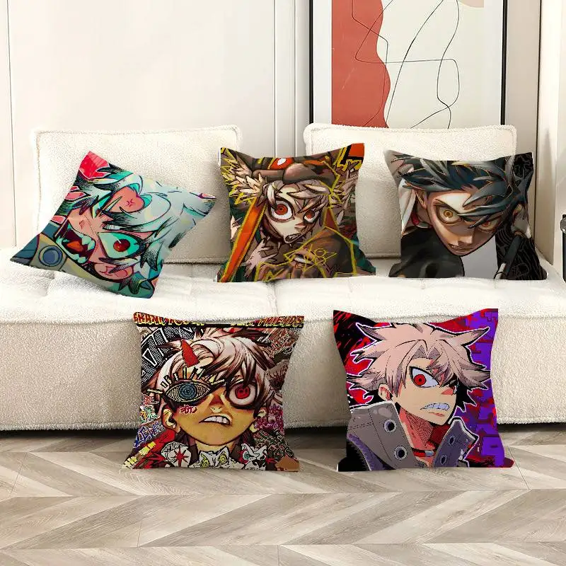 Anime Comic Gachiakuta Lucky Dragon pillow cover sofa cushion cover home room decoration children gift