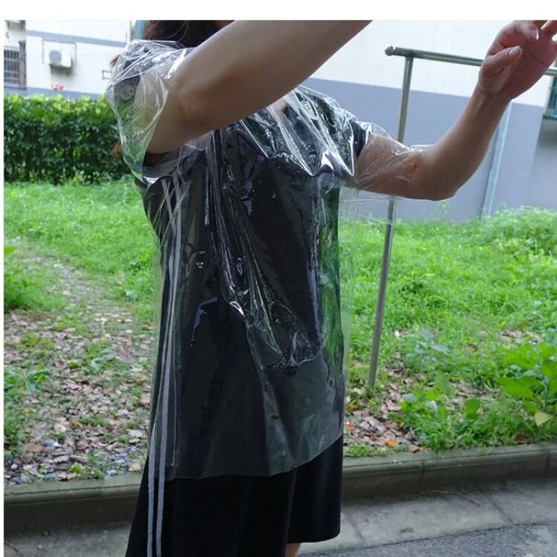 Maglietta Trasparente in TPU alla Moda, Top in Plastica Morbida e Leggera, Trendy Streetwear Casual per Feste, Club e Uso Quotidiano