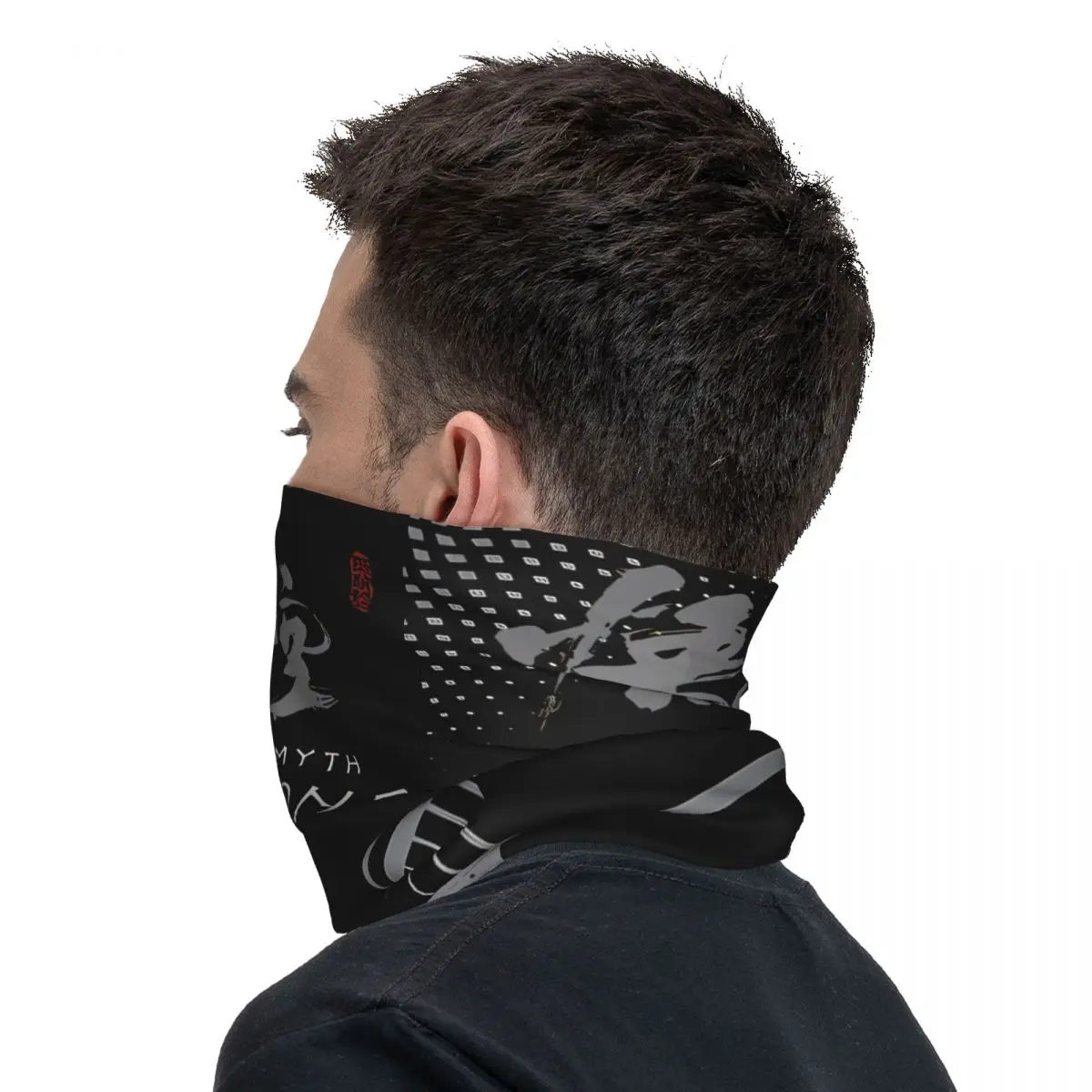 Bandana de juegos populares globales, cubierta de cuello para motocicleta, Club negro, Myth: Wukong, bufanda envolvente, tocado multifuncional, ciclismo, Unisex