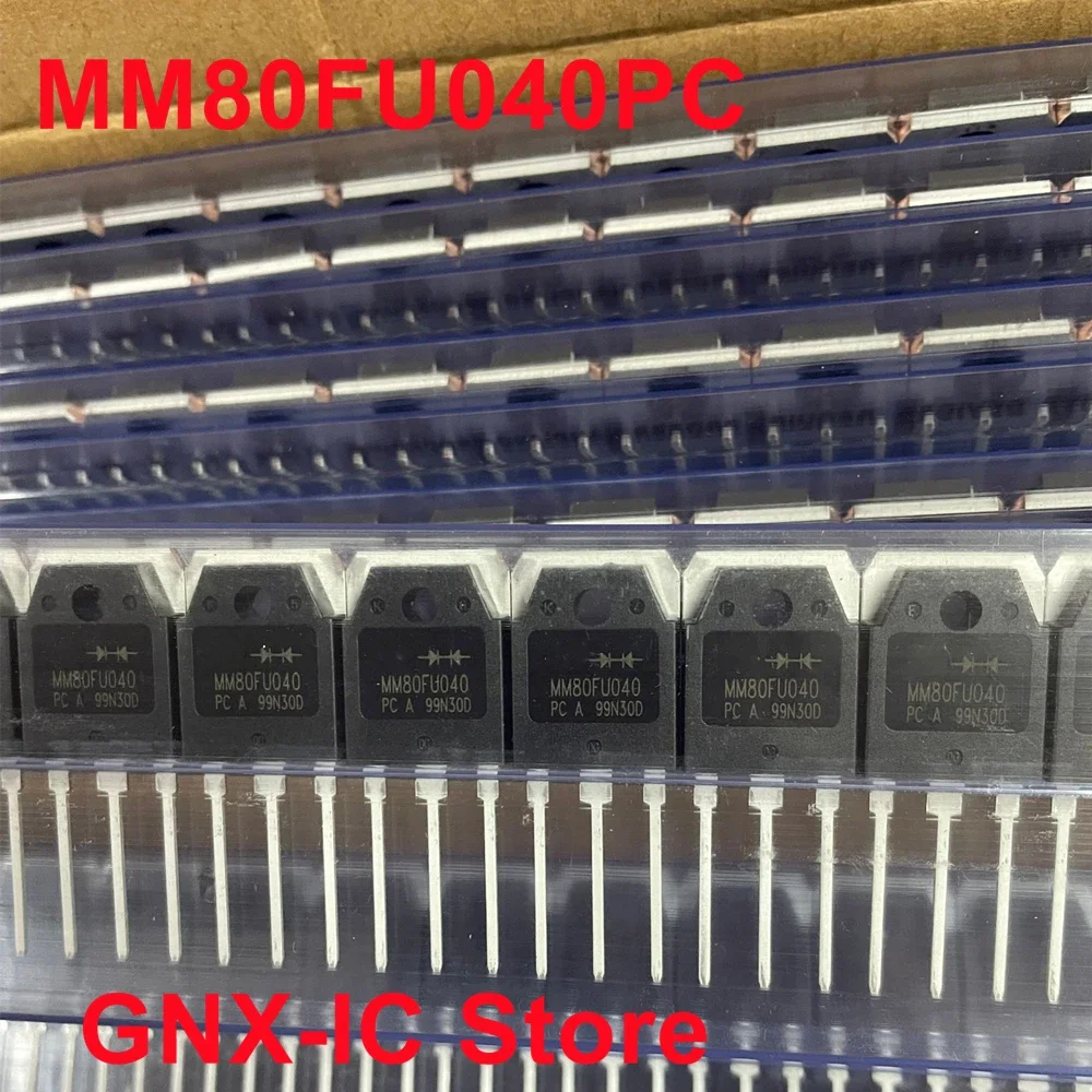 10PCS/Lot Original New Imported MM80FU040PC = SL80F40 SL80F040 80F40 MM80FU040 MM80F040 TO-3P Fast Recovery Diode 80A 400V