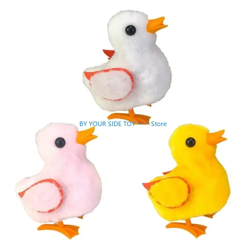 لعبة Quacking Plush Duck Toy محشو الحيوانات الموسيقية هدية عيد الميلاد المشي المشي للأطفال الصغار الأولاد الفتيات u6xe