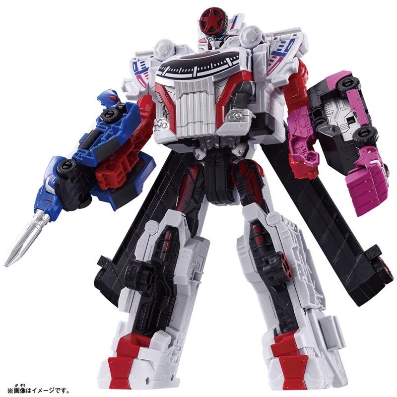 

Genuine Bandai Bakuage Sentai Boonboomger Action Figures Super Sentai Dx Transformer Dx Soaring Mach Robot Model Toys Kids Gifts