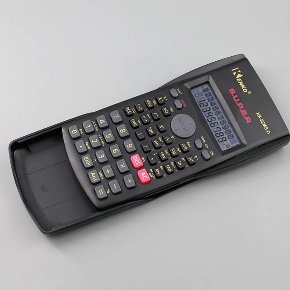 

12 Digits Display Scientific Calculator 2-Line Screen Big Screen 240 Functions Calculator Portable Simple Operation