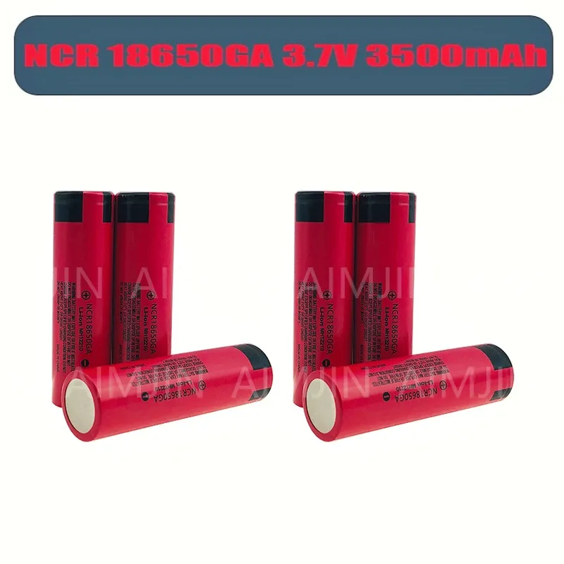 3.7V 18650 3500 mAh Llithium-Ion NCR18650GA Rechargeable Multifunctional Battery+Charger