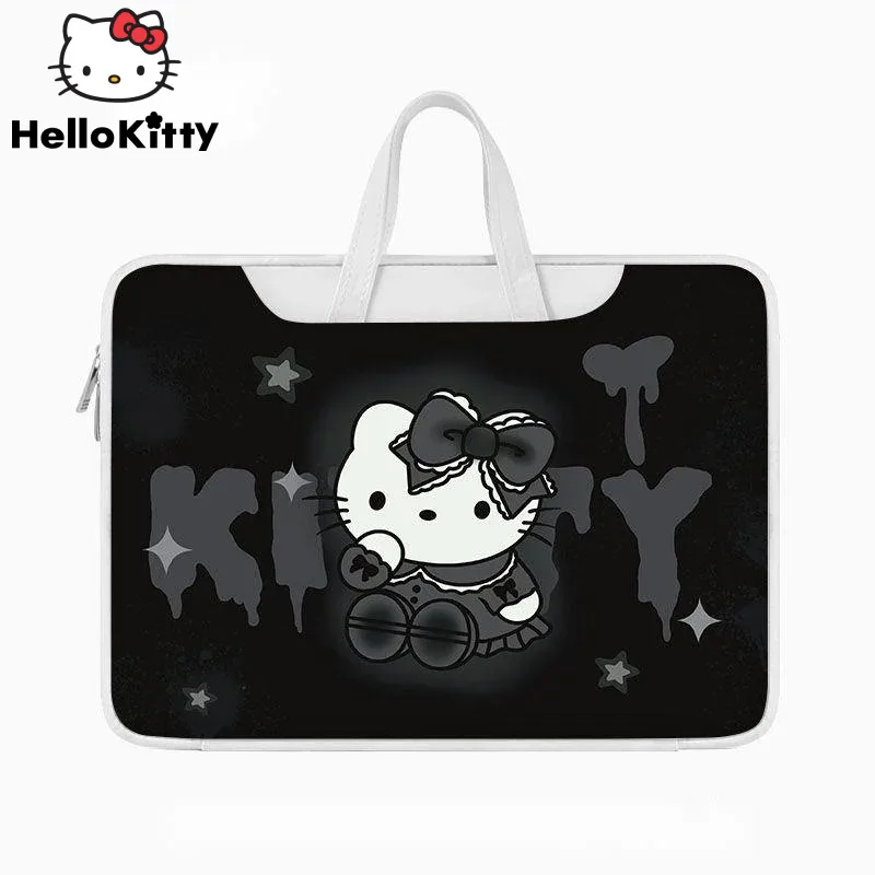 Sanrio Gothic Hello Kitty Laptop Bag Briefcase For 12 13.3 14 15.6 16 Inch Computer Bag For Macbook Pro Air M1 Lenovo Dell HP