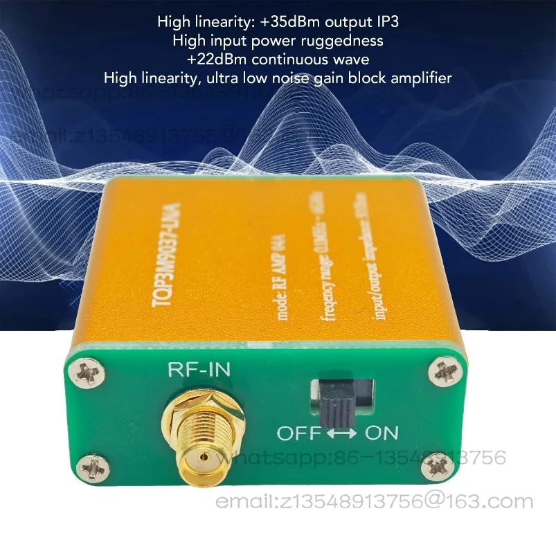 100K-6GHz full band low noise, radio enhanced signal spot fast delivery