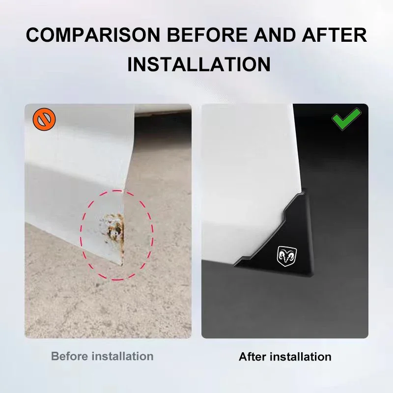 2PC Car Door Anti-Collision and Anti-Scratch Protector For Dodge Journey Ram 1500 durango Challeager NITRO SRT Charger