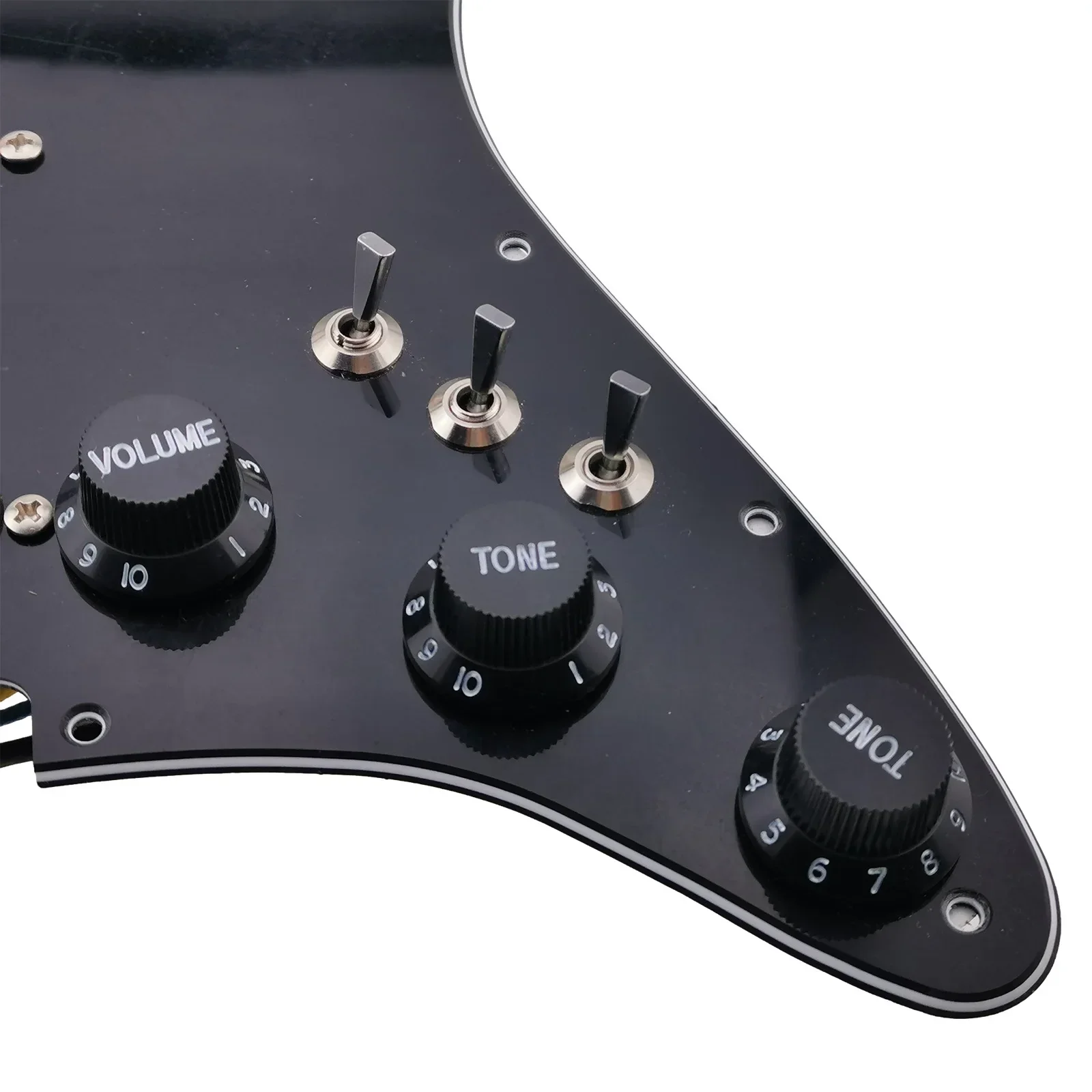 Wilkinson SSS Ainico 5 Single Coil Pickups 7-Way Type Fully Loaded Prewired Pickguard Set For St-Style Guitar Electric Parts