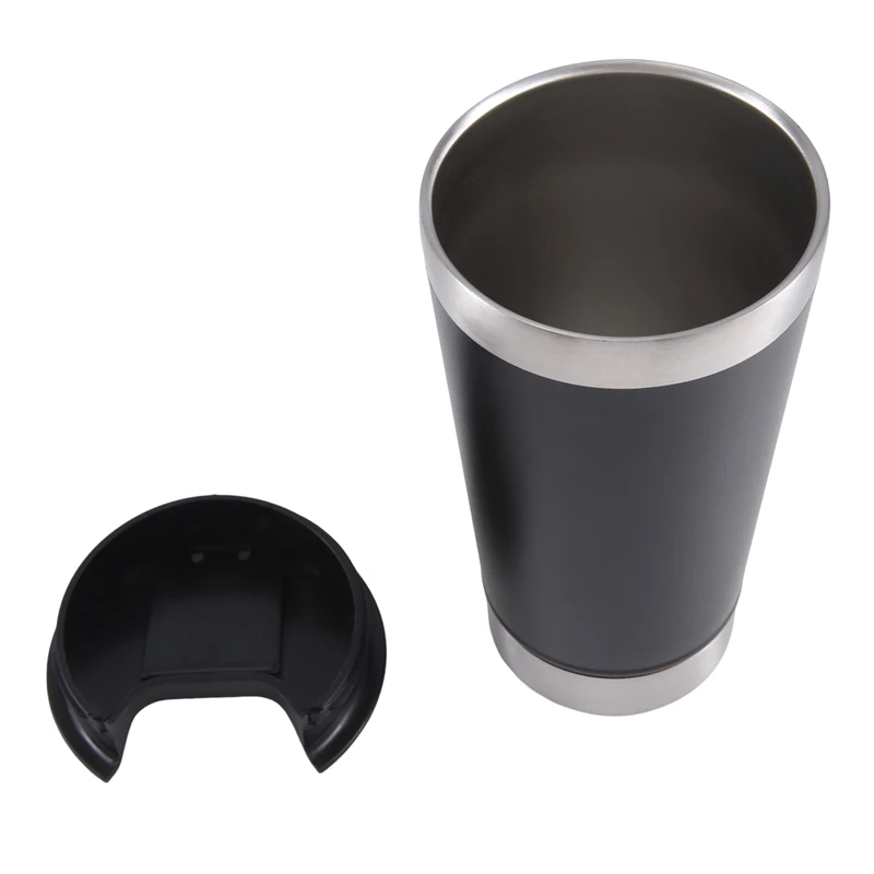 Cold Beer Cups With Bottle Opener Lid Stainless Steel Insulation Water Coffee Mugs For Tea Thermal Insulation Drinkware Durable